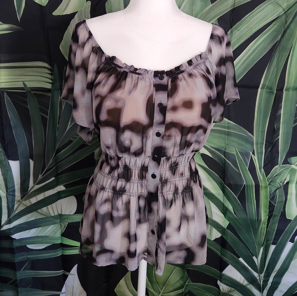 Agora sheer top